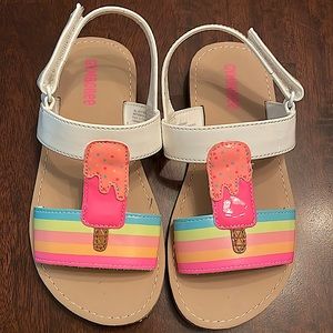 Gymboree Ice Cream Sandals Girl Toddler Size 12